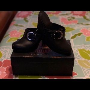 Harley Davidson Leather Mule Shoe